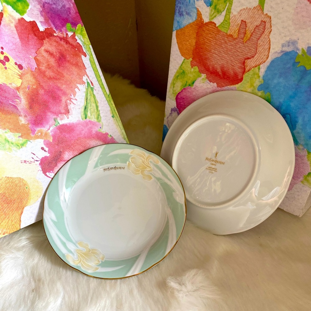 Authentic YSL Saucers